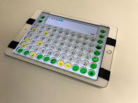 トーキングエイド for iPad キーガード　【ベルト付】